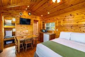 Deluxe Cabin-Studio w/patio at Harpers Ferry KOA - Image 2