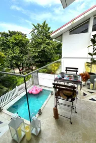 Pvt. Pool Villa • Open-Sky Cinema | 5 min to Beach - Image 4