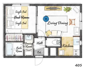 Supervised by D Designer / 6-minute walk from subway station / 2 stops to Sapporo station by subway, 4 minutes / quiet and safe area - Image 3