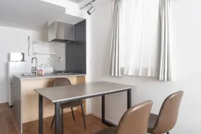 Sumyca Tokyo's Apartment 1, Apartment with a double bed and a single bed. - Image 3