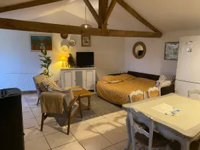 Comfortable independent lodge with pellet stove - Image 3
