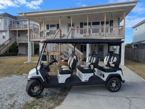 Water view house Topsail beach with Golf cart - Image 3