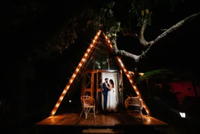 Romantic A-Frame Villa :Aabha|Lux Open-Air Bathtub - Image 5