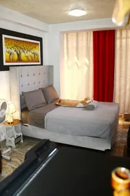 cozy modern apartment with equipped kitchen and wifi. - Image 2