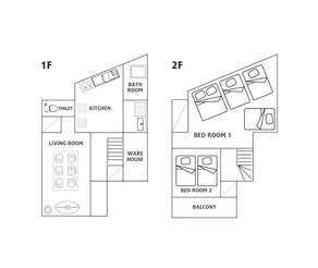 Entire house rental/Free parking/7 people can stay/Preferred by family groups/Next to convenience store - Image 5