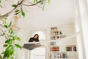 Designer Apartment with Suspended Hanging Net - Image 2