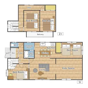 Fully renovated! 5LDK/7 beds/15 minutes by car from Lavender/10 minutes on foot from Furano station/kids space available - Image 5