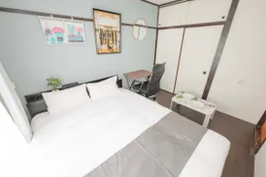 Hotel Lapis Shibuya, apartment with queen bed and futon - Image 3
