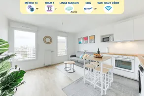 Bright 2-room: 4 people - 25 min drive to Paris - Image 2