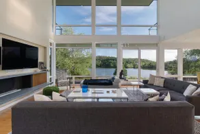 Lakeside Modern Escape | Gym • Kayaks • Fireplace - Image 3