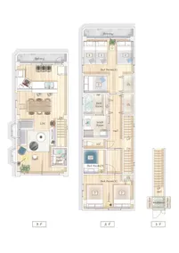 [Shibuya Ward] Sasazuka Station 2-minute walk/128 ㎡/1 station 4 minutes to Shinjuku Station/2 showers - Image 5