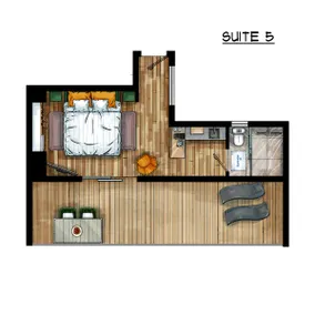 Suite 5 • Private Terrace • Stylish • Walk to Sea - Image 5