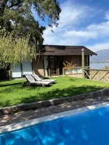 Cabin-house on the shore of Aculeo lagoon and pool - Image 2