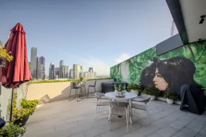 Safari in City 2BR Penthouse with Patio & Spa - Image 3