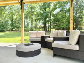 Wooded Retreat on 1 Acre | 4BR w/ Hot Tub+Fire Pit - Image 5