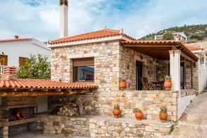 Beachfront Stone House - Samos Seaview Retreat - Image 4