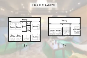 (Takumi) A comfortable space that children love! Free parking for 2 cars, 2 bathrooms, 10 beds, 4 bedrooms - Image 5