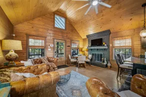 Bearfoot Bungalow-HotTub-King BD-FirePit-Fireplace - Image 3