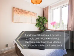 2-Room Apartment, A/C, parking, online check-in! - Image 2