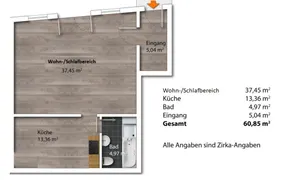 Apartment 60 sqm, close to the city, by the forest, wallbox - Image 5