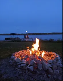 Lakefront 5BR Log Home | AC, Hot Tub, Sauna & Dock - Image 5