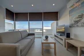 Steps from Ghadira Bay 2BR | Jacuzzi Penthouse - Image 3