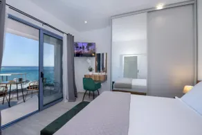 Blue Balcony - Boutique Beachfront Suite with Private Parking Spot near Chania Old Harbor - Image 2