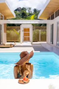 Private Pool Villa, Cinema | Walk to Pavones Beach - Image 3