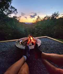Sunset View Cabin • Hot Tub & Firepit - Image 4