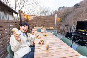 Firewood bath, athletic net, BBQ, pellet stove, nature, mountain climbing, 30 seconds to the river, fishing, 9 minutes to Tsuru Interchange - Image 5
