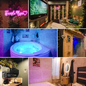 Romantic Jungle Suite with Hot Tub and Sauna - Image 2
