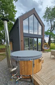 Vilanovka cottages with a hot tub, field, forest - Czapla - Image 1