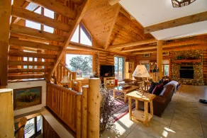 LuxeLogHome+Views+HotTub+FirePit+Open Air GameRoom - Image 4