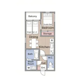 Close to Nagoya Dome! 10 minutes by train to Sakae, 12 minutes to Nagoya Castle! One free parking space! There is a dryer and bathroom heater. - Image 5