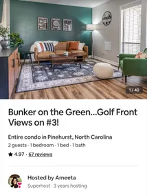 Bunker on the Green - Golf Front #3/Walk to Cradle - Image 2