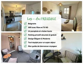LE PAISIBLE - Parking gratuit - Entrée ville - Image 3
