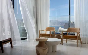 4-Seicheles Apartment - 2 bedroom apartment, living room and courtyard with sea view - Image 5