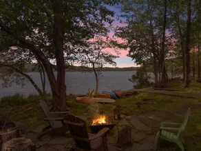 Poconos Cabin: Private Beach, Pool, Fire Pit, 3BA - Image 4