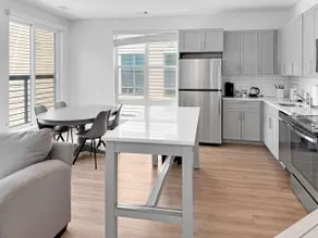 Poolside Luxury | Gray 2BR/2BTH in Prime Arlington - Image 2