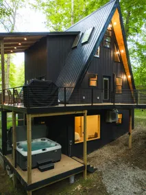 Modern A-Frame · Hot Tub · Fire Pit · Ravine Views - Image 2