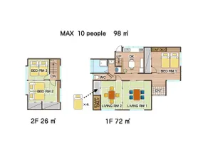 30 min to Nozawa onsen/max 10 guests/98 ㎡/3 freeP - Image 5