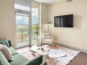 Calm Green Oak 2BR|2BTH – Tysons | Pool View Patio - Image 2