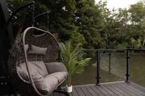 2 Min Walk to NEC | Luxury Overwater Pod with Deck - Image 3