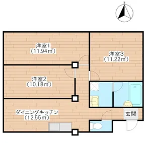 Sunny Day Heim Room 102 3DK Maximum 5 people 6 minutes walk from National Station No smoking - Image 5