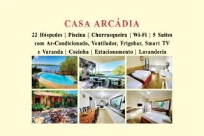 Arcádia House, Pool, 22 Guests, 5 Suites and Barbecue Grill - Image 2