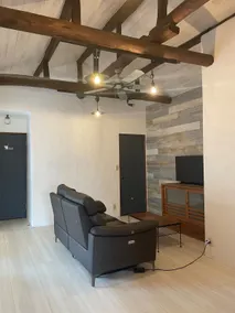 [HANARE] Compact large room studio! Equipped with a kitchen, washer and dryer, and long-term stays are also possible - Image 4