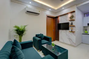 Premium 1 BHK Service Apartment NearSurajSchool 52 - Image 2