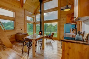 River Views | Private Hot Tub | The Willow Cabin - Image 2