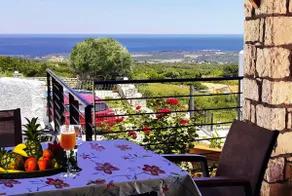 Villa Sunset with stunning sea view, kids area and hammocks on roof terrace - Image 2