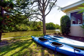 Riverfront 3BR Escape • Pool + Kayaks Included - Image 3